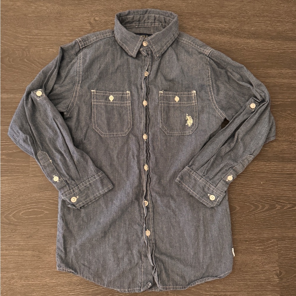 Boys U.S Polo ASSN Classic 
Dress Shirt Slim Fit Size 8